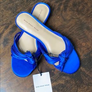 Blue sandals